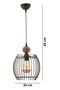 Opviq Lillian Wood Negro y Natural